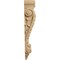 Ekena Millwork 7"W x 4"D x 20"H Large Farmingdale Acanthus Pilaster Corbel, Cherry COR07X03X20FRCH - alternate 4